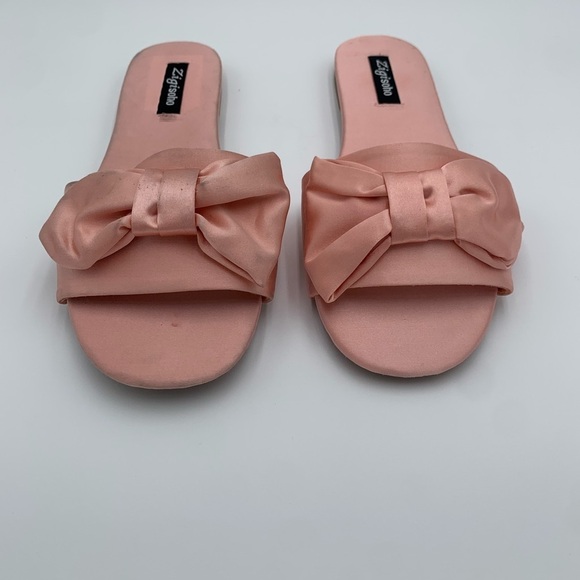 COPY - Zigi Soho Women's Valiant Satin Slide Dress Flat Sandals Light Pink - Picture 5 of 7